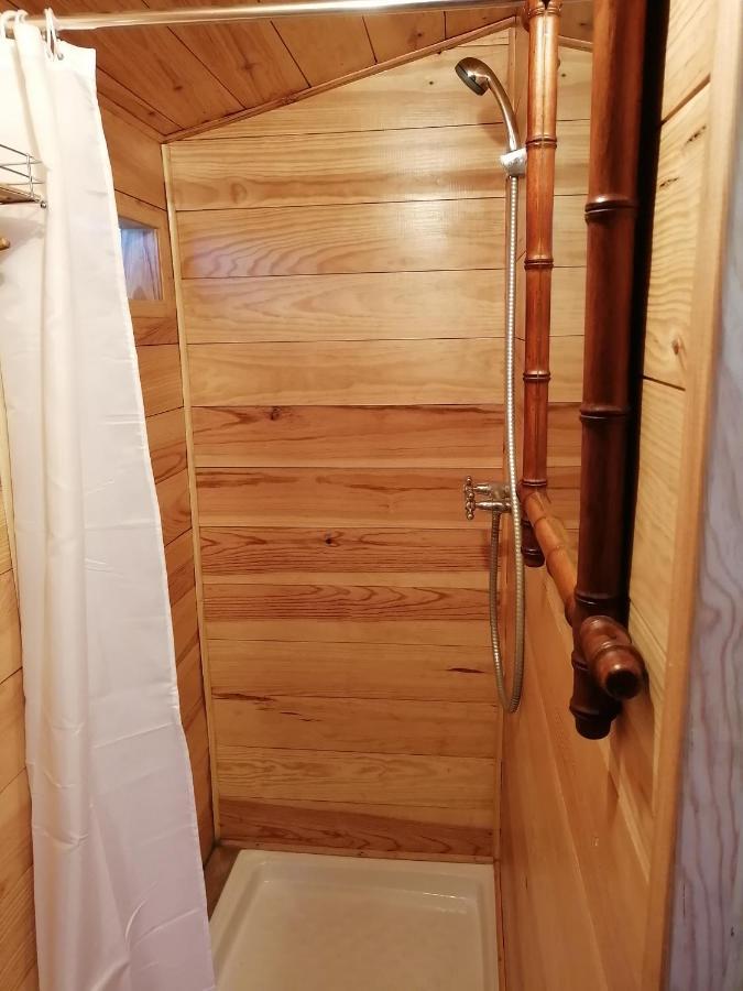 Patrice Et Chrstel Cabane En Bois Chatuzange-le-Goubet Exteriör bild