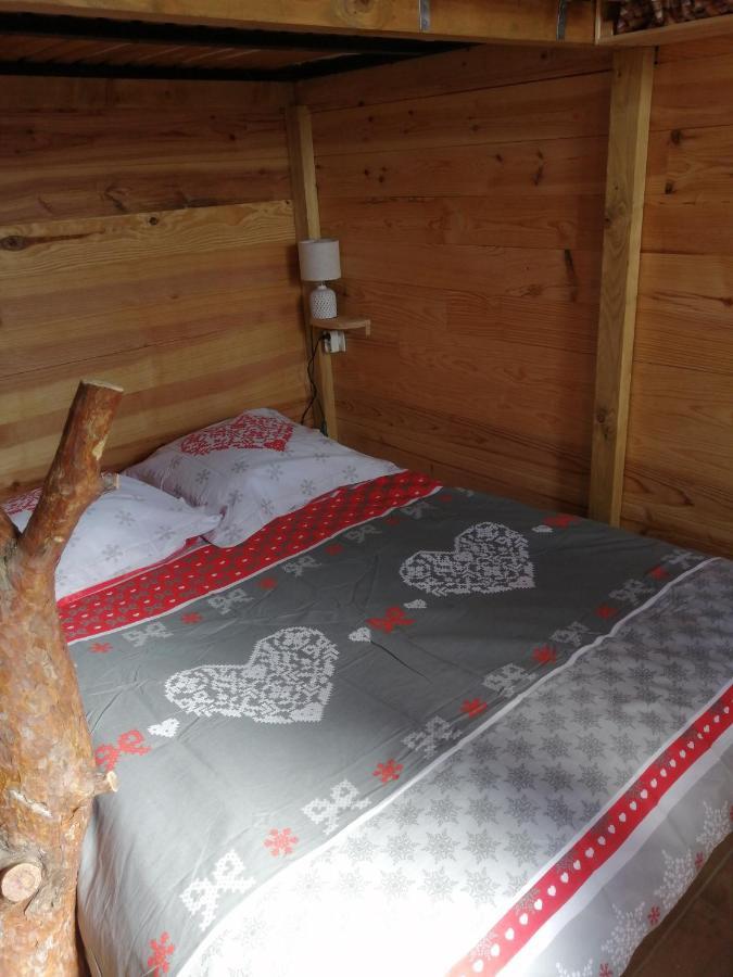 Patrice Et Chrstel Cabane En Bois Chatuzange-le-Goubet Exteriör bild